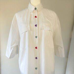 Vintage 90's Tap & Co Breezy Day Button-Up Medium